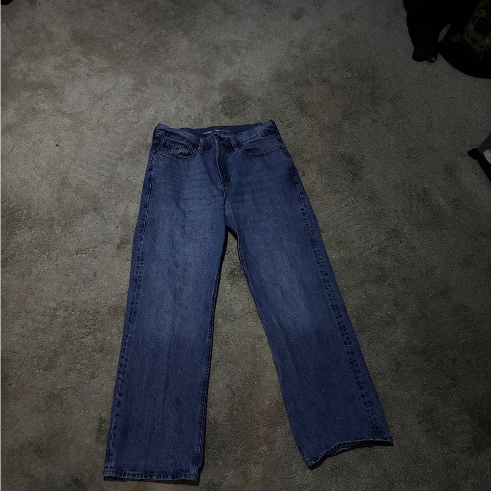 Old Navy Dark Blue Baggy Jeans